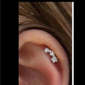 Elegant Silver Ear Cuff